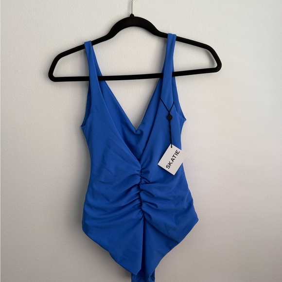 Skatie Blue One Piece Swimsuit - Picture 2 of 5